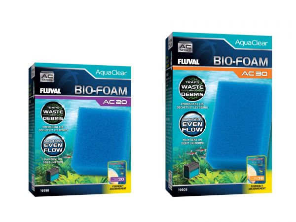 Fluval - AquaClear Bio-Foam Filtereinsatz für AC20 & AC30