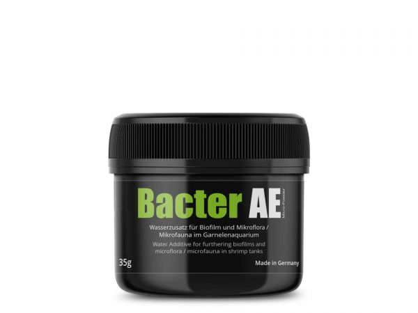 GlasGarten Bacter AE - Micropowder, 35g - Garnelenfutter, Aufzuchtfutter und Biofilm